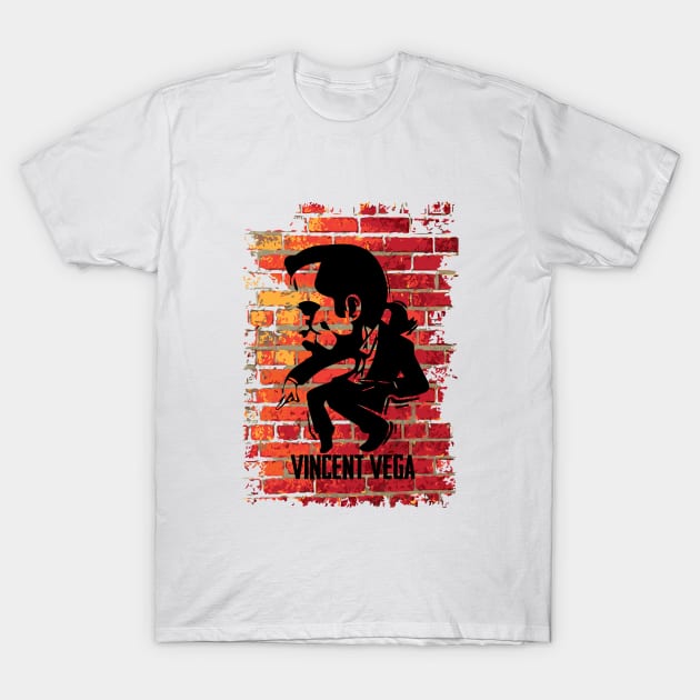 Pulp Fiction - Vincent Vega T-Shirt by CAUTODIPELO